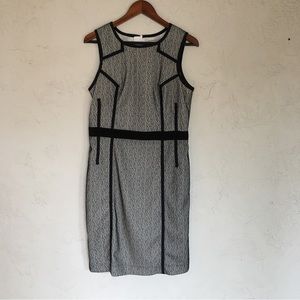 Banana Republic Lace Overlay Sheath Dress Size 14